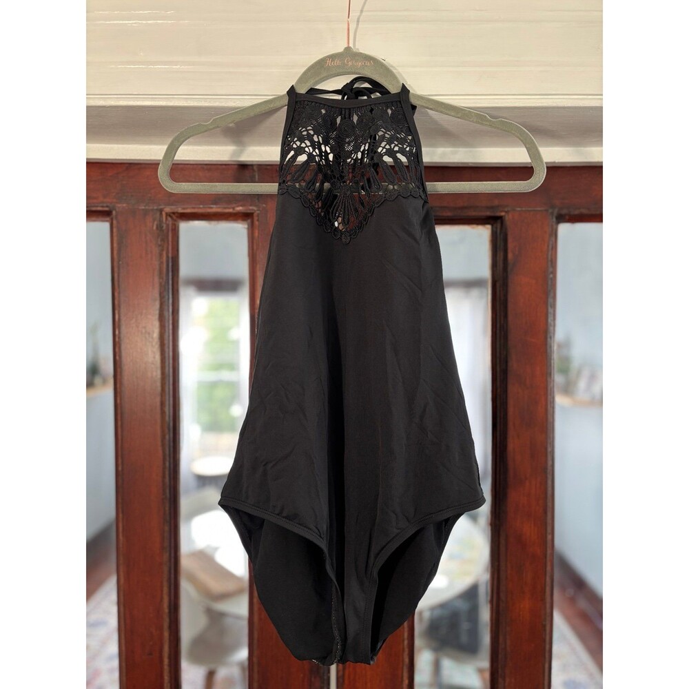 Coastal Zone by Jantzen Black One Piece Swimsuit